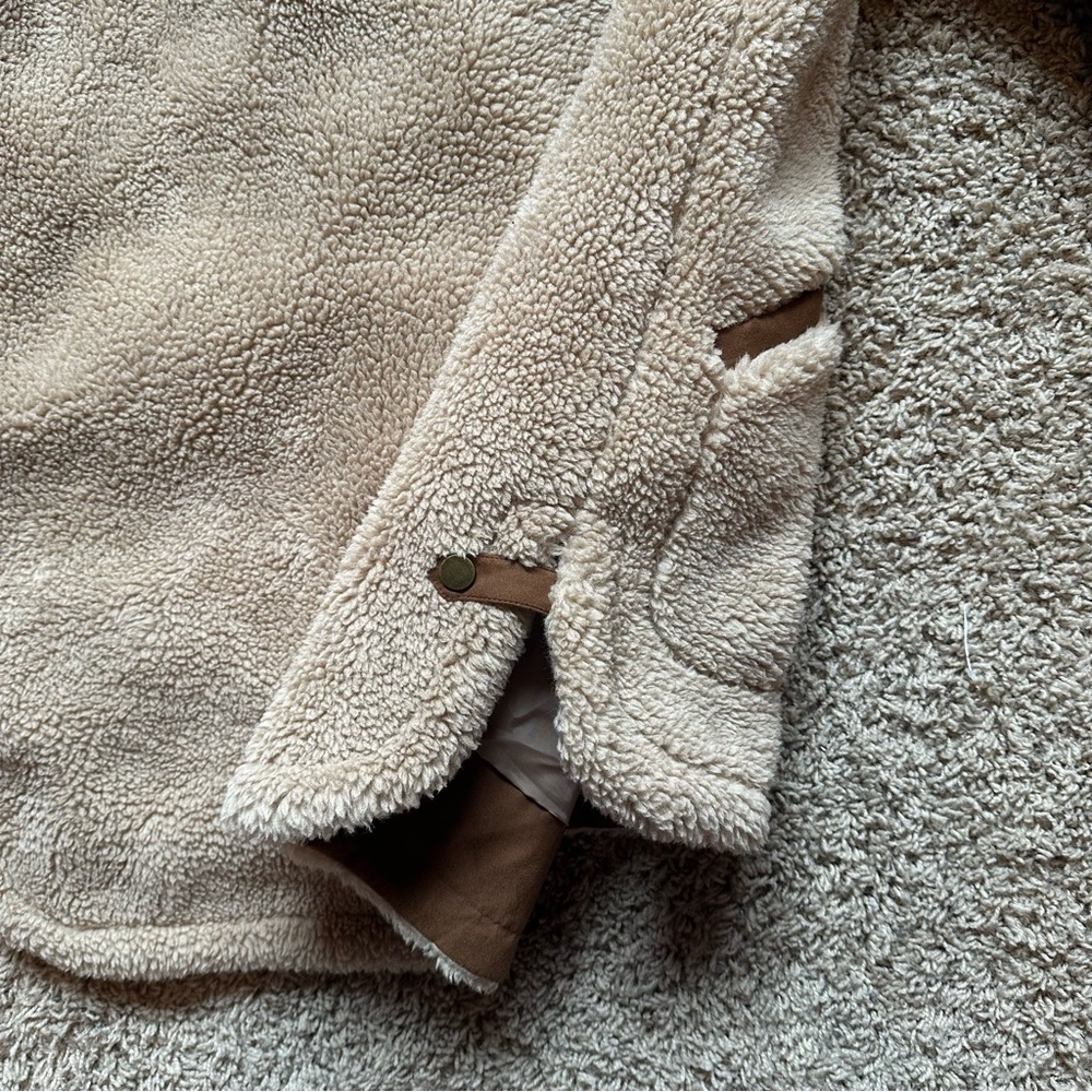 Coldwater Creek wind river sherpa fleece jacket - Picture 8 of 10